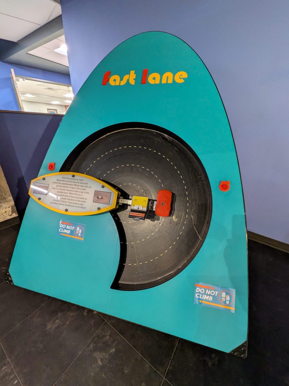 SPIN exhibit fast lane module